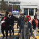 Kim King (second from right), who has worked at Renosol Seating for nearly 10 years in Selma, Ala., was turned away by security at Hyundai corporate offices in Montgomery, Ala. Hyundai is the exclusive customer of Renosol Seating in Selma.
Selma Workers Organizing Committee